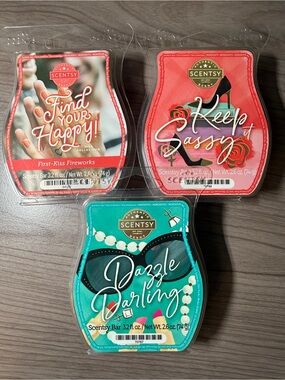 Lot of 3 Scentsy Wax Melts